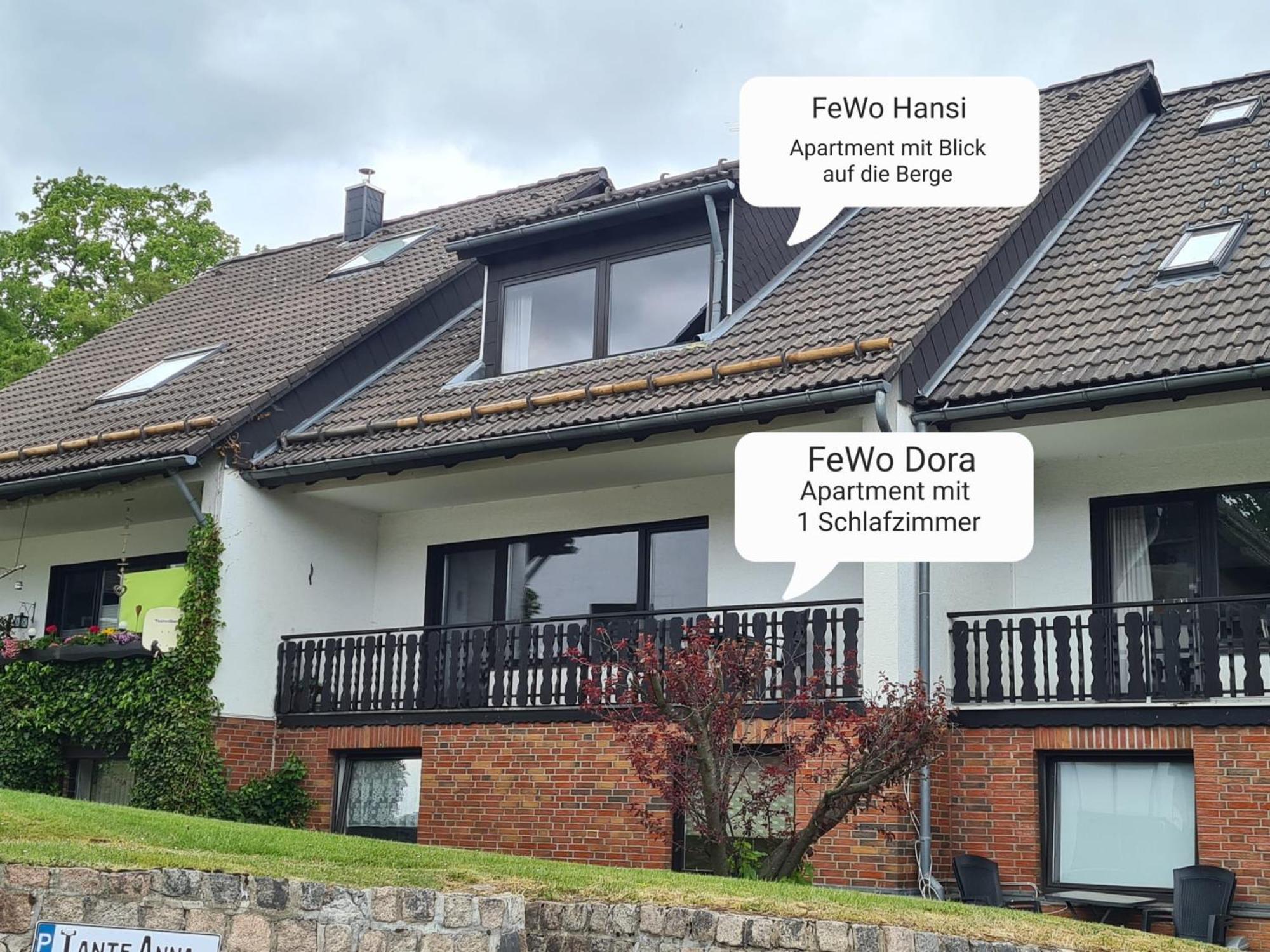 Ferienwohnungen Dora Und Hansi 브라운라제 외부 사진